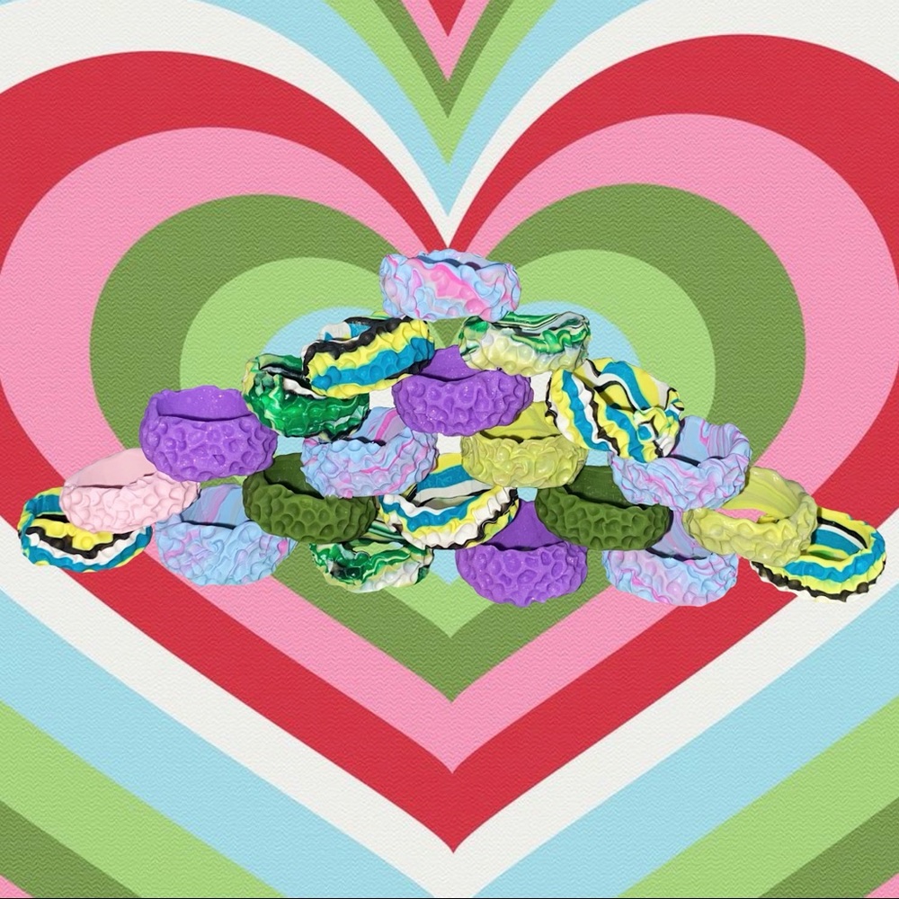 Chunky Clay Rings! - Picture 3 of 3